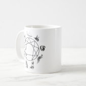 Tasse d'animaux d'Enneagram (Devant gauche)