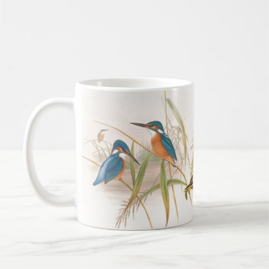 Tasse d'animaux d'étang de faune d'oiseaux de (Gauche)