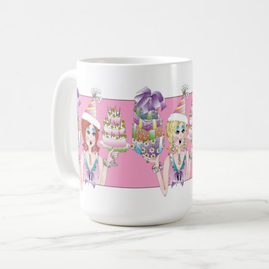 Tasse d'anniversaire (Devant gauche)