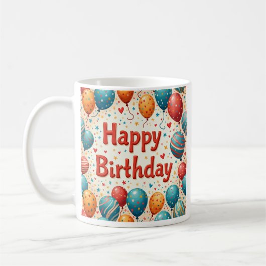 tasse d'anniversaire (Gauche)