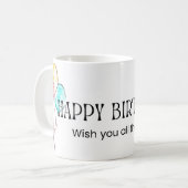 tasse d'anniversaire (Devant gauche)