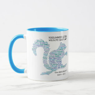 Tasse d'anniversaire d'acres de Possumwood 15ème