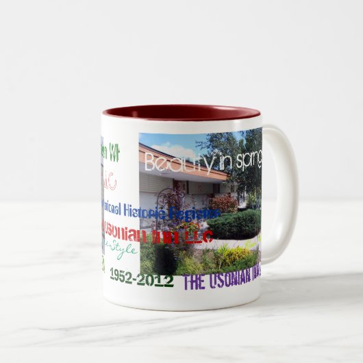Tasse d'anniversaire d'auberge d'Usonian (Devant droit)