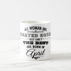 Tasse d'anniversaire d'avril