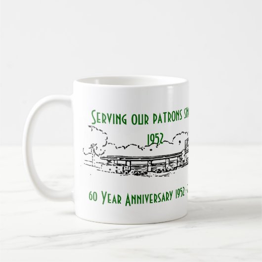 Tasse d'anniversaire de 60 ans (Gauche)