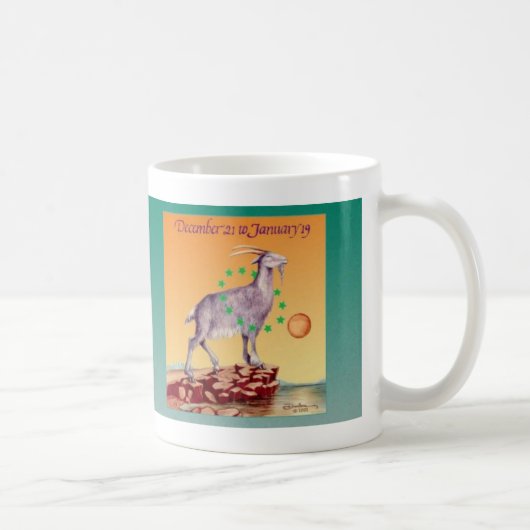 Tasse d'anniversaire de Capricorne (Droite)