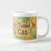Tasse d'anniversaire de chat noir drôle avec de gr (Droite)