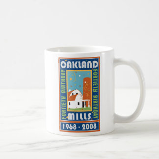 Tasse d'anniversaire de moulins d'Oakand