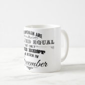 Tasse d'anniversaire de novembre (Devant droit)