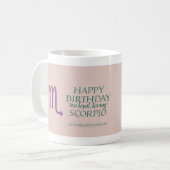 Tasse d'anniversaire de Scorpion (Devant gauche)