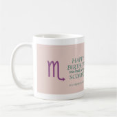 Tasse d'anniversaire de Scorpion (Gauche)