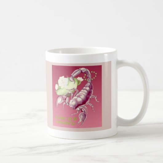 Tasse d'anniversaire de Scorpion (Droite)