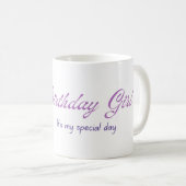 Tasse d'anniversaire de sirène (Devant droit)