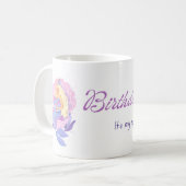 Tasse d'anniversaire de sirène (Devant gauche)