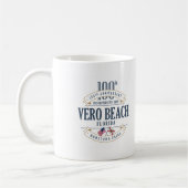Tasse d'anniversaire de Vero Beach, la Floride (Gauche)