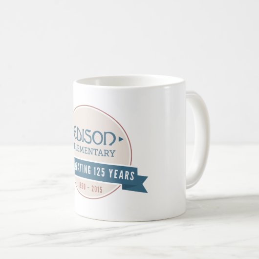 Tasse d'anniversaire d'Edison 125th (Devant droit)