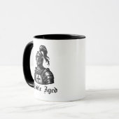 Tasse d'anniversaire drôle de chevalier médiéval d (Devant gauche)
