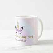 Tasse d'anniversaire Licorne (Devant droit)