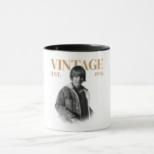 Tasse d'anniversaire vintage 1986, année rétro per