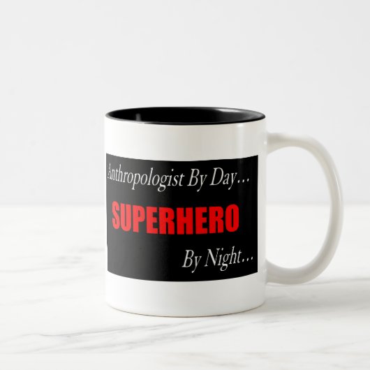Tasse d'anthropologue de super héros (Droit)