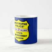 Tasse d'apostrophe de police de grammaire (Devant gauche)