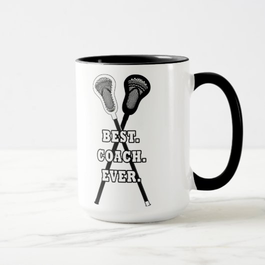 Tasse d'appréciation d'entraîneur de lacrosse (Droite)