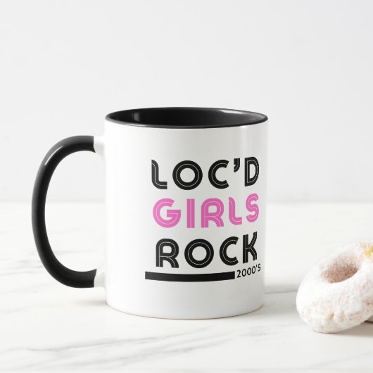 Tasse d'appréciation "Loc'd Girls Rock" Dreadlock (Avec donut)