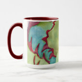 Tasse d'aquarelle d'agave par Debra Lee Baldwin (Gauche)