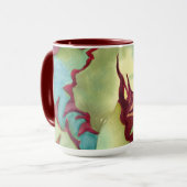 Tasse d'aquarelle d'agave par Debra Lee Baldwin (Devant gauche)