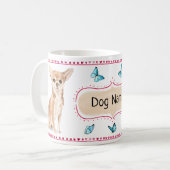 Tasse d'aquarelle de chiwawa (Devant gauche)