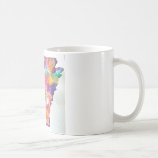 Tasse d'aquarelle de l'Arkansas (Droite)
