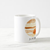 Tasse d'aquarelle de planète de Jupiter (Devant droit)