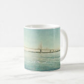 Tasse d'aquarelle de pont de Charleston la (Devant droit)