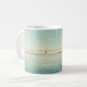 Tasse d'aquarelle de pont de Charleston la (Devant gauche)