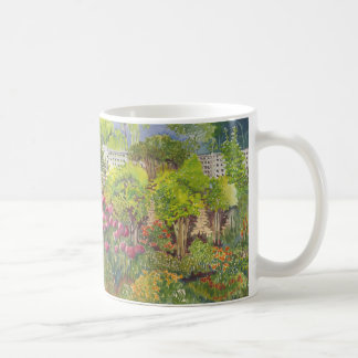 Tasse d'aquarelle du jardin de Jane Austen