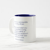 Tasse d'arbre de l'amour vous-même - (Devant gauche)