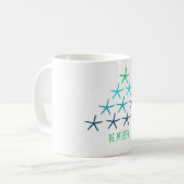 Tasse d'arbre de Noël d'étoiles de mer (Devant gauche)
