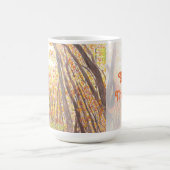 Tasse d'arbres d'automne d'aquarelle (Centre)