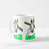 Tasse d'arc-en-ciel de licorne (Devant gauche)
