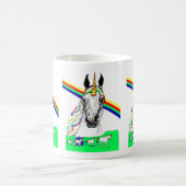 Tasse d'arc-en-ciel de licorne (Centre)