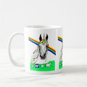 Tasse d'arc-en-ciel de licorne (Gauche)