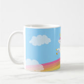 Tasse d'arc-en-ciel de licorne (Gauche)