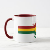 Tasse d'arc-en-ciel de Rasta (Gauche)