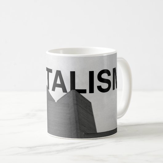 Tasse d'architecture de Brutalism (Devant droit)