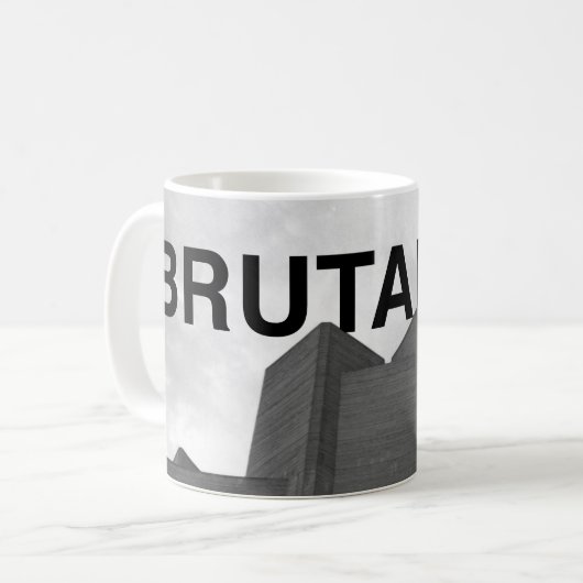 Tasse d'architecture de Brutalism (Devant gauche)