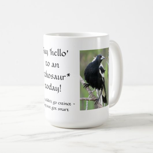 Tasse d'Archosaur de pie (Devant droit)