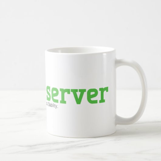 Tasse d'Archserver avec notre logo (Droite)