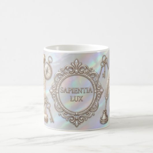 Tasse Dark Academia – Conception Sapientia Lux (Centre)