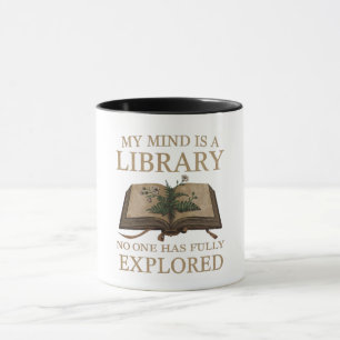 Tasse Dark Academia Mug Citation Bibliothèque