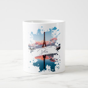 Tasse d'art à aquarelle de Paris Tour Eiffel